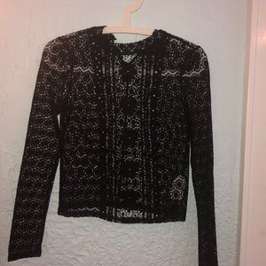 Black Lace Top